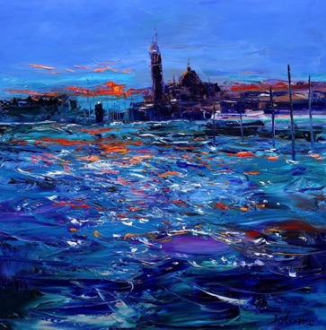 Dawnlight on the Lagoon Venice 24x24 Dawnlight on the Lagoon Venice 24x24